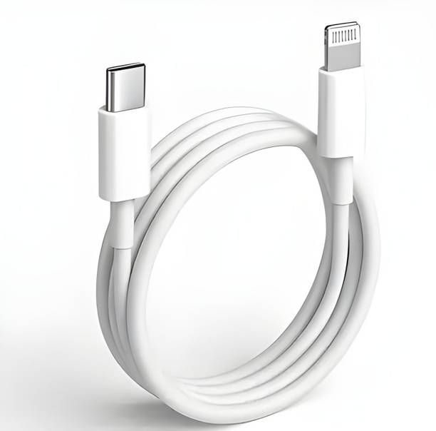 MMAK Lightning Cable 2.4 A 1 m Premium Type-C to Lightning Cable with Ultra-Fast Charging & Data Sync for iOS Devices
