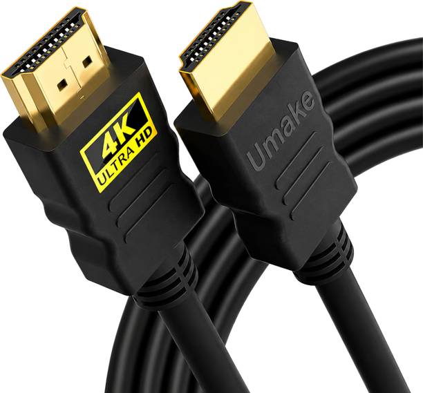 Umake HDMI Cable 5 A 1.5 m Nylon HDMI Cable 4K Ultra HD | High Speed | 1.5m
