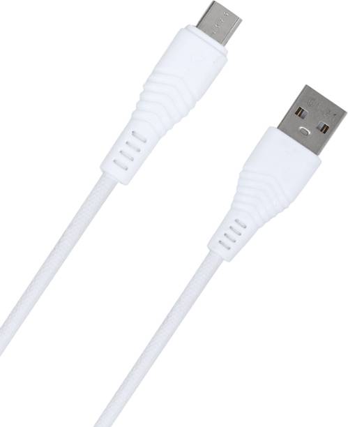 MAK Micro USB Cable 2.4 A 1 m USB A to Micro USB Cable Nylon Braided for Fast Charging