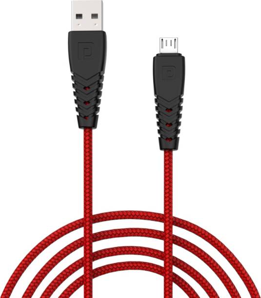 Portronics Micro USB Cable 2 A 1 m Nylon Braided Konnect B POR-1235