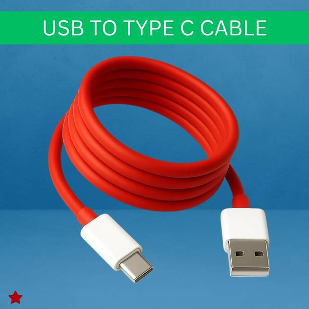 SYARA USB Type C Cable 1 m 80W Fast Charging Cable, USB-A to Type-C Cable Compatible WARP, DASH, VOOCRH87