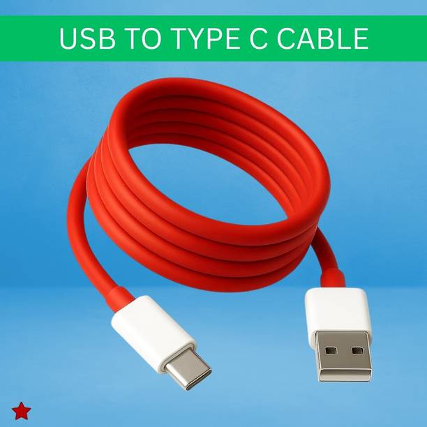 SYARA USB Type C Cable 1 m 80W Fast Charging Cable, USB-A to Type-C Cable Compatible WARP, DASH, VOOCRH447