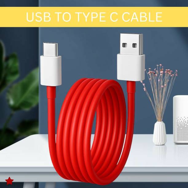 SYARA USB Type C Cable 1 m 80W Fast Charging Cable, USB-A to Type-C Cable Compatible WARP, DASH, VOOCRG456