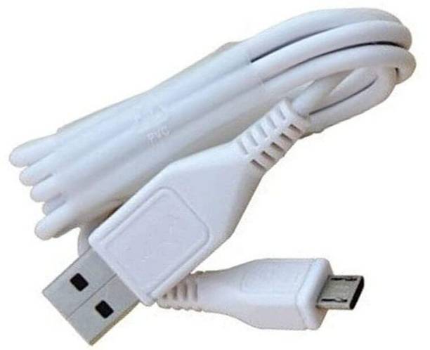 MYVN Micro USB Cable 1 m Fast Charging USB-A to USB 2.0 Micro B Cable (1 Metre) (Compatible for All VIVO Phones and Android Phones with Qualcomm Quick Charge 2.0 Technology - Only Cable) (White)