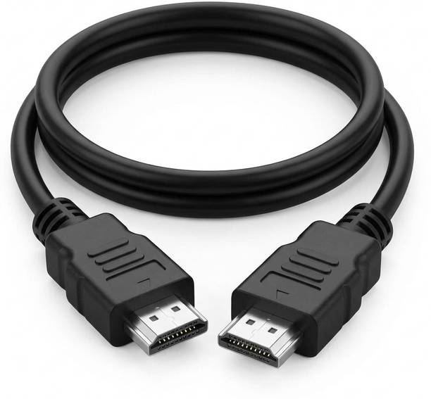 KASHPLOZE HDMI Cable 0.5 A 1 m Aluminum Foil 4K HDMI Cable For LED TV, PC, Gaming Monitor, Computer, Projector, Full HD 1080p