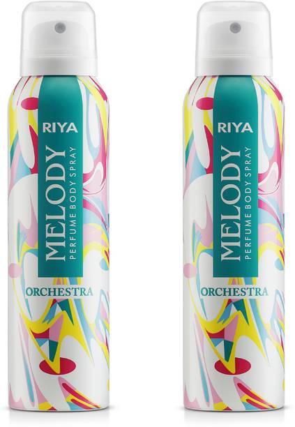 रिया Melody Orchestra Body Spray Deodorant For Women Pack Of 2 150 Ml Each  -  महिलाओं के लिए