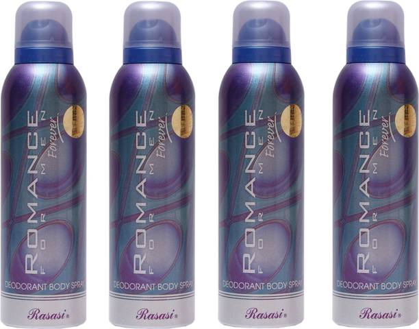 RASASI 4 Romance Blue Men Deodorant Spray  -  For Men