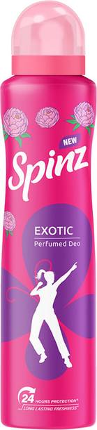 स्पिंज Exotic Perfumed Deo, 24 Hours Long Lasting Freshness  -  महिलाओं के लिए