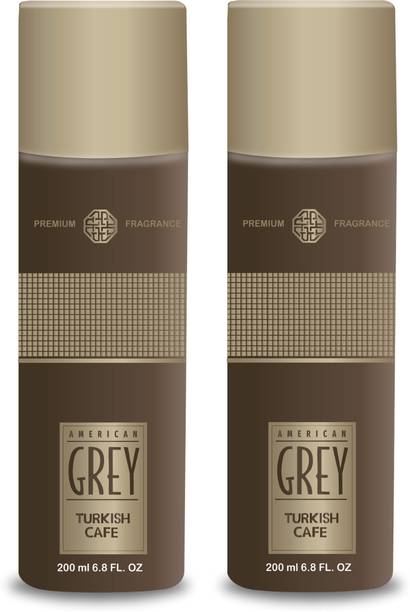 American Grey Turkish Cafe Premium Series Captivating & Seductive Coffee Aroma Deodorant Spray  -  For Men