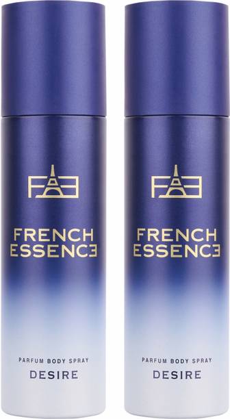 फ्रेंच एसेंस Luxury Desire No Gas Deodorant (120ml Each)  -  पुरुषों और महिलाओं के लिए