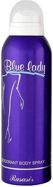 RASASI Blue Lady Deodorant Spray for Women 200ML Body Spray  -  For Women