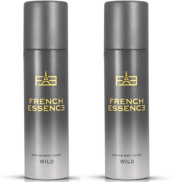 FRENCH ESSENCE Luxury Wild Long Lasting Fragrance (120 Ml Each) Deodorant Spray  -  For Men