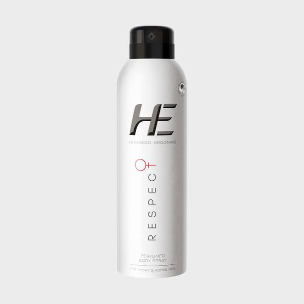 HE Advanced Grooming Respect|Skin-Friendly|Rich Light Refreshing Perfume Body Spray  -  For Men