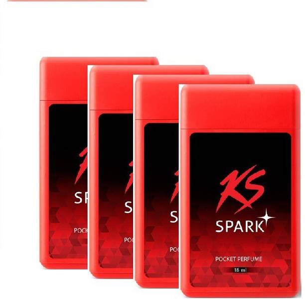 Kamasutra KS Spark plus Pocket Perfume 18ml-Pack of 4 Pocket Perfume  -  For Men & Women