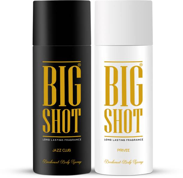 ऑस्कर Big Shot Jazz Club & Privee Body Spray Combo Pack of 2  -  पुरुषों के लिए