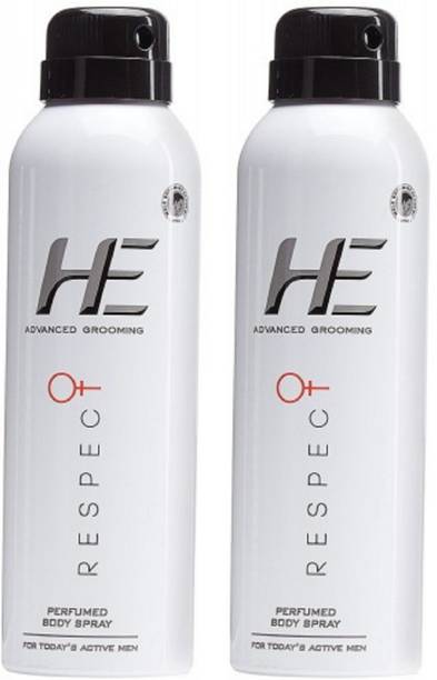 HE RESPECT Perfumed Deodorant Spray  -  For Men