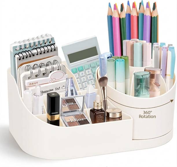Shivom 1 Compartments plastic Document File Tray Organizer / Office Desk Paper Holder / Multi-Tier Plastic File Rack for Home & Office