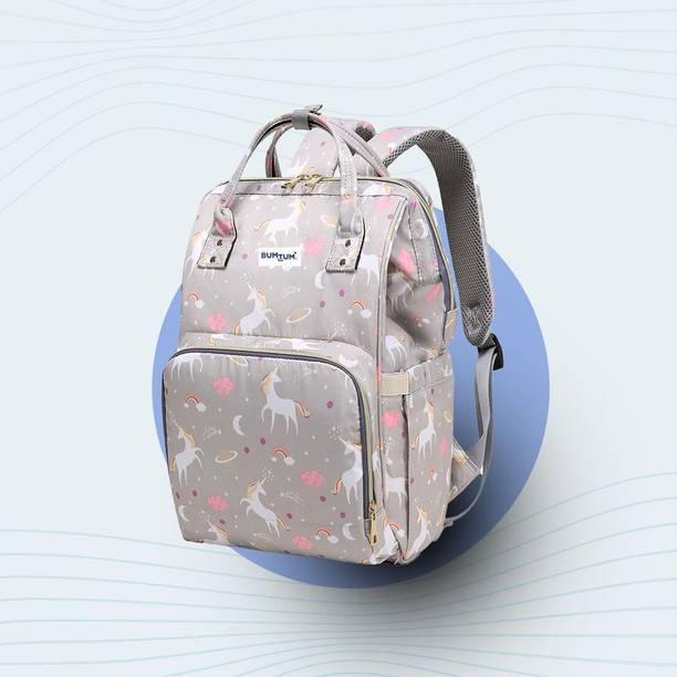 BUMTUM Baby Diaper Bag For Mothers Spacious Waterproof Backpack With Multiple Pockets Mothers Maternity Bags for Travel Diaper Backpack