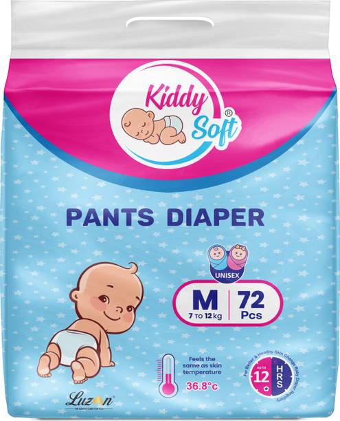 KiddySoft Soft & Comfortable Baby Pant Diapers - M