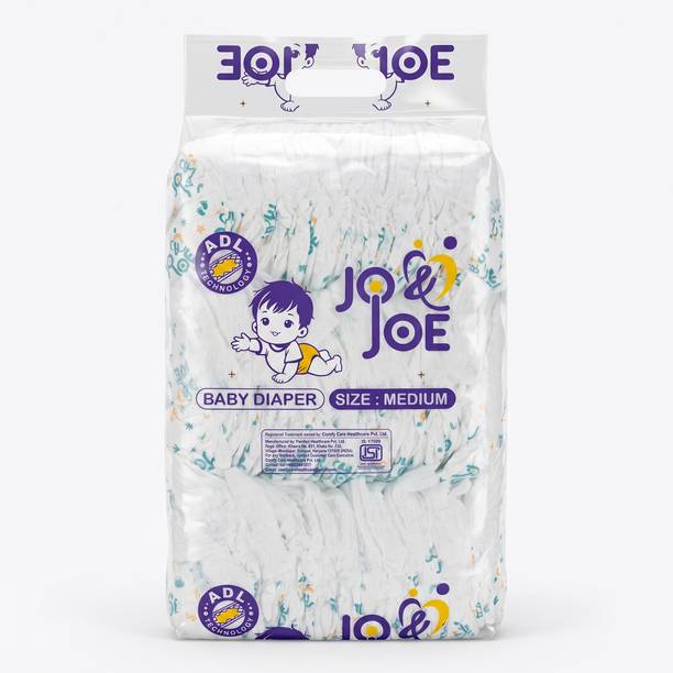Jo & Joe Baby Diaper Pants | 12-Hour Absorption | ADL Tech | Soft Leak Guard | 4–8 Kg Pant Diapers - S