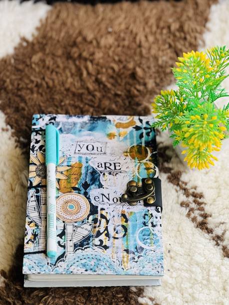 Al Zohra Handicraft Diary Notebook A5 Diary Unruled 200 Pages