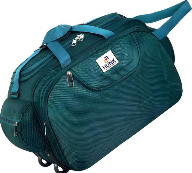 65 L Strolley Duffel Bag - Duffle Bag - Green - Large Capacity