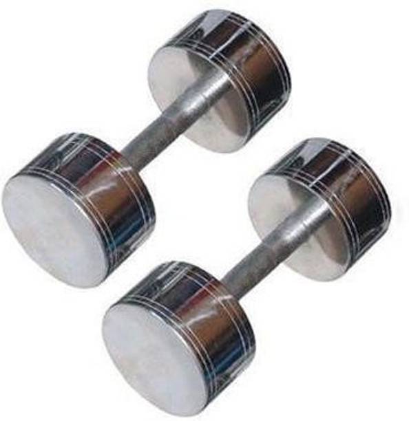 NSP STEEL DUMBBELL 4kg * 2pcs FOR HOME & GYM EXERCISE. FOR EVERYONE Fixed Weight Dumbbell