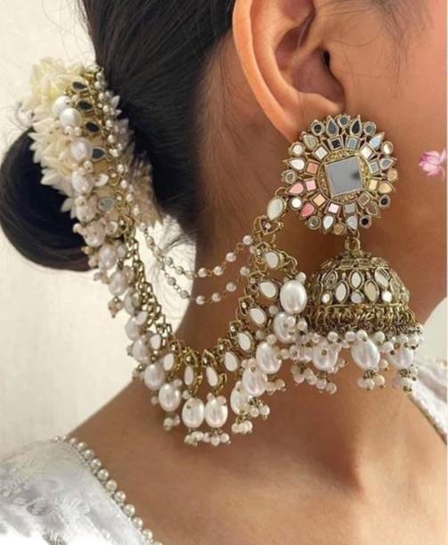 Alloy Jhumki Earring, Chandbali Earring, Earring Set