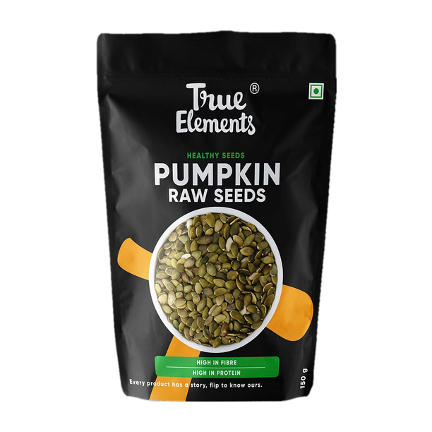 True Elements Raw Pumpkin Seeds, AAA Grade Jumbo High in Protein, Healthy Pumpkin Seeds