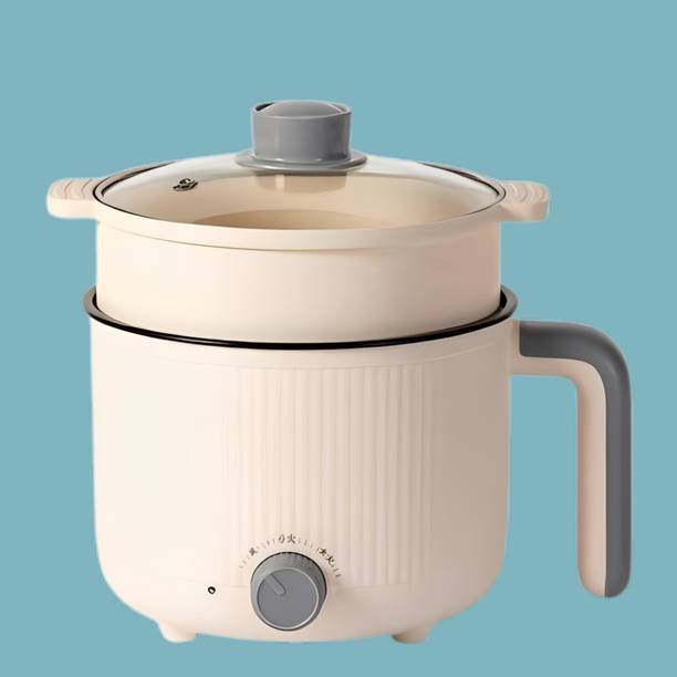 YAKINAM Electric Kitchen Cooker for Rice Soup and Instant Meals Food Steamer