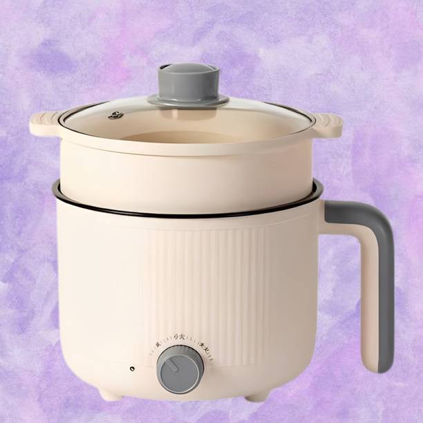 YAKINAM Compact Electric Steamer Cooker with Non Stick Bowl Food Steamer