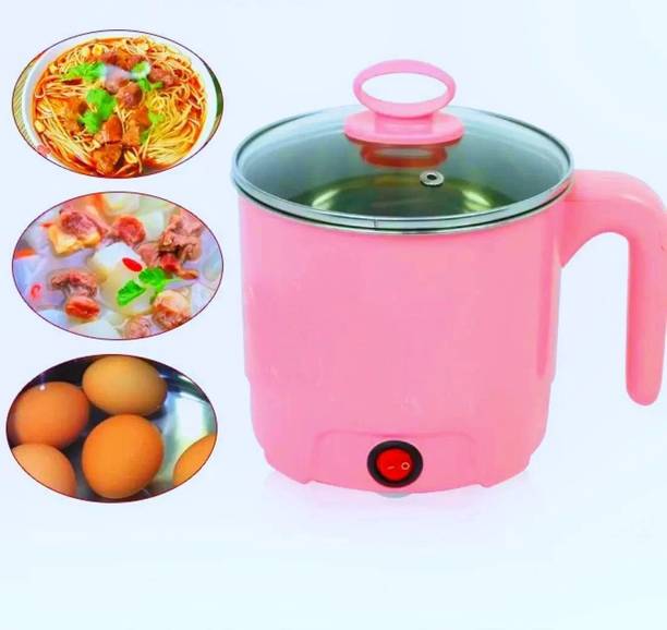Sahaj Enterprise Multifunction Portable Electric Pot/Mini Cooker for Travel/Hostel Rice Cooker, Food Steamer, Travel Cooker, Egg Boiler, Egg Cooker, Electric Pressure Cooker