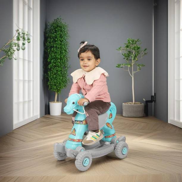 toyprofessor Baby horse rider for kids 2 in 1 function for 1-3 years Rideons & Wagons Non Battery Operated Ride On