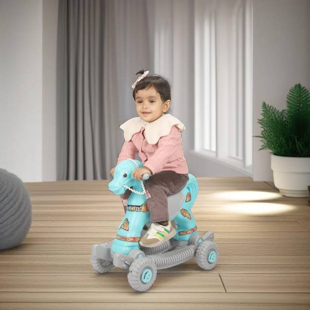 toyprofessor Birthday Gift for Kids/Boys/Girls | Horse Rocker Rideons & Wagons Non Battery Operated Ride On