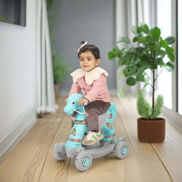 toyprofessor 2 in 1 Baby Horse Rider Rocker for Kids 1-5 Years Birthday Gift for Kids Rideons & Wagons Non Battery Operated Ride On