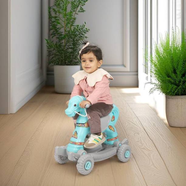 toyprofessor Baby Horse Rider for Kids 1-5 Years Birthday Gift for Kids Rideons & Wagons Non Battery Operated Ride On
