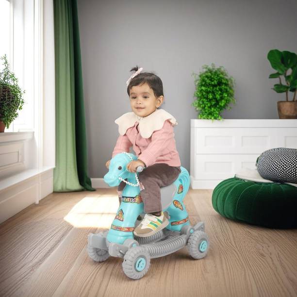 toyprofessor Baby horse rider for kids 2 in 1 function for 1-3 years Rideons & Wagons Non Battery Operated Ride On