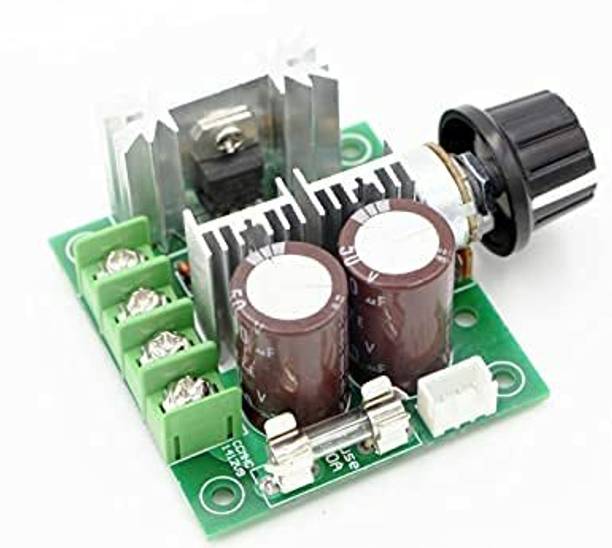 ERHIndia 12V-40V 10A PWM DC Motor Speed Controller Knob High Efficiency Electric Electronic Components Electronic Hobby Kit