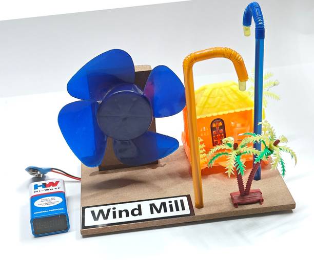 Esptronics Wind Mill Project for School Student Science Working Model Experiment Kit