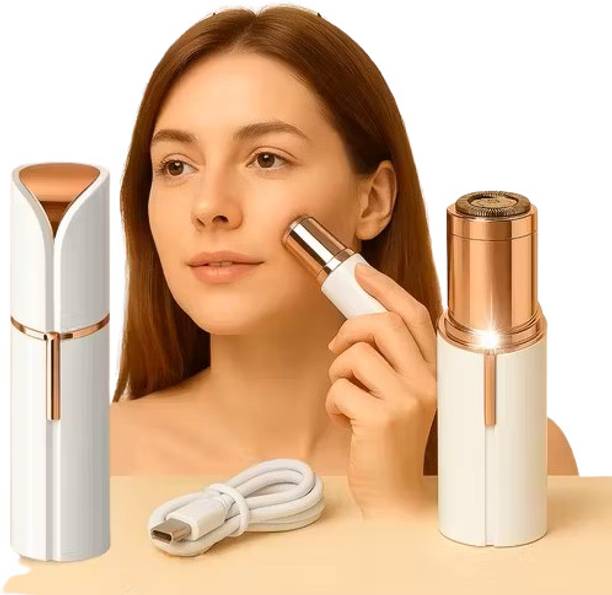 EXPORTWISE Eyebrow Trimmer and Painless Hair Remover women Face, Lips, Nose Shaver Grooming Kit 60 min  Runtime 0 Length Settings