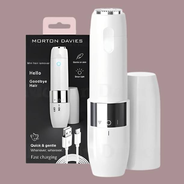 MAXISMART Premium USB Facial Hair Removal Device for Women Compact Design Cordless Epilator