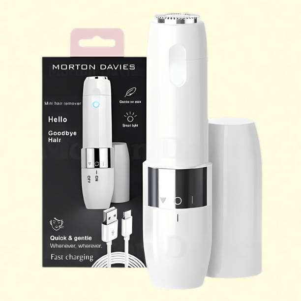 MAXISMART Precision Rechargeable Facial Hair Remover with Compact Design Cordless Epilator