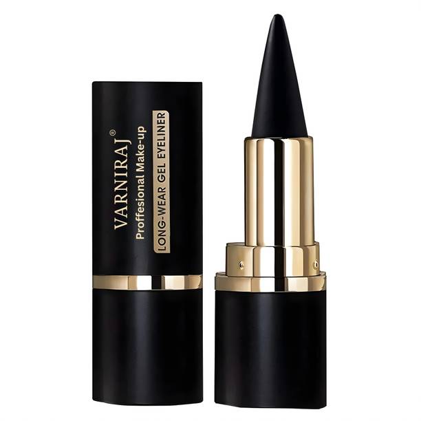 Varniraj Gel Eyeliner Stick Black Waterproof Kajal | Smudge Proof Long Lasting Eyeliner 2.5 g