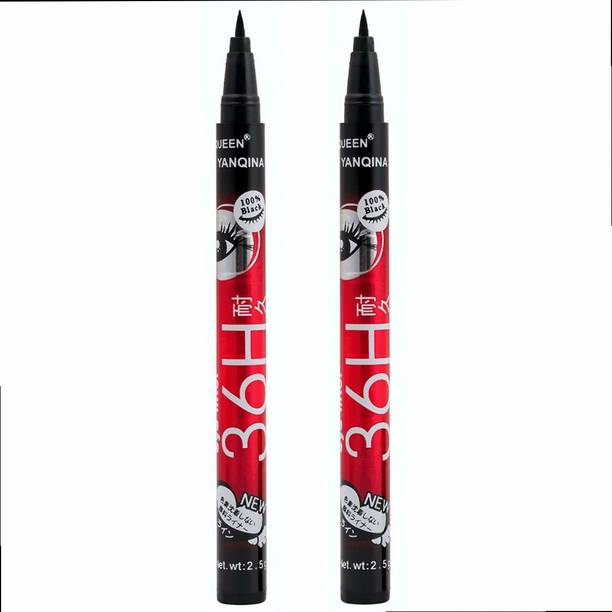 HUDA QUEEN Jet Black Matte Eye Pencil – Waterproof Long Lasting 5 ml