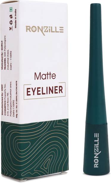 रोंजिल Liquid Matte Shine Eyeliner Long Lasting Waterproof Liner Smudge Proof Eye Liner 5 ml