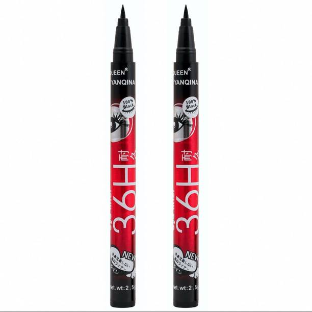 HUDA QUEEN Smooth Glide Matte Liner – Jet Black, Waterproof 5 ml