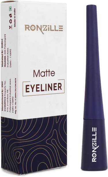 RONZILLE Liquid Matte Shine Eyeliner Long Lasting Waterproof Liner Smudge Proof Eye Liner 5 ml