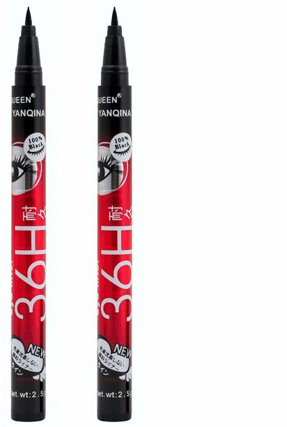 HUDA QUEEN Intense Black Eyeliner Pencil – 36 Hour Stay, Matte Look 5 ml