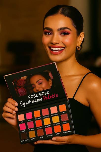 huda.bb Smudge-Proof Rose Gold Eyeshadow Palette with Mirror 18.5 g