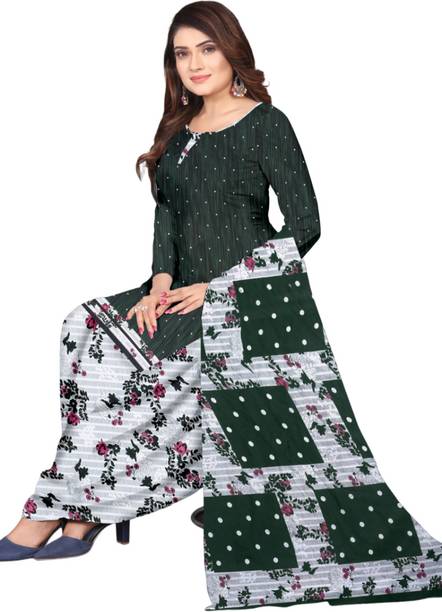 HouseOfCommon Cotton Blend Floral Print Salwar Suit Material Price in India - Buy HouseOfCommon Cotton Blend Floral Print Salwar Suit Material... - Image 3